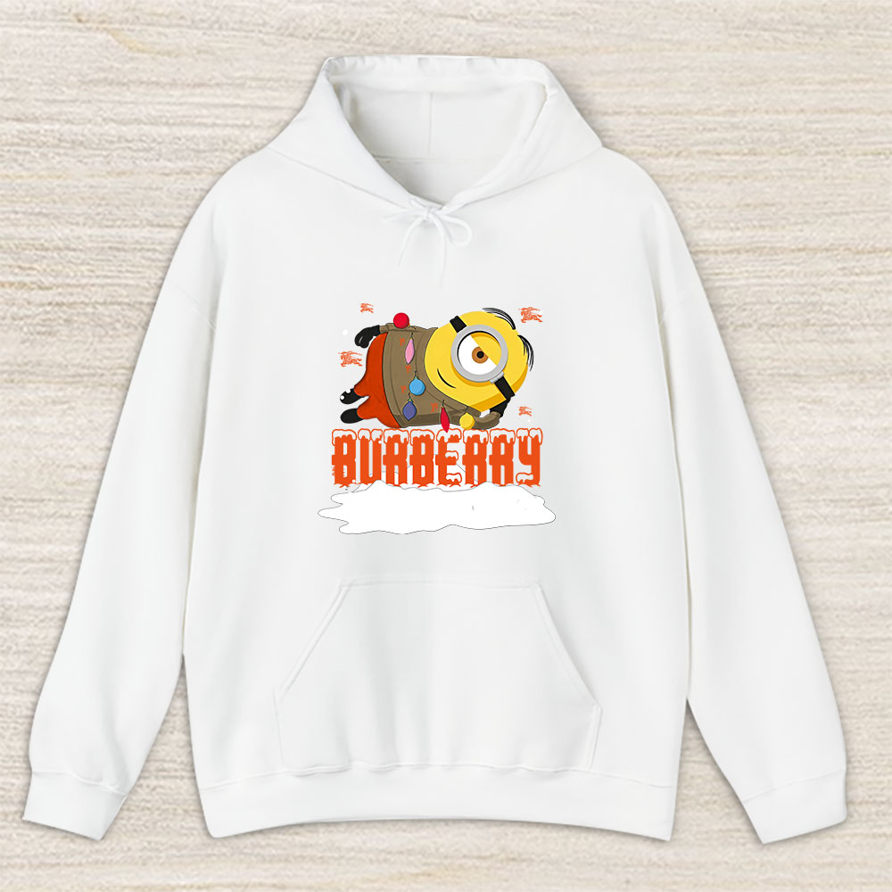 Minions Despicable Me Christmas Burberry Brand Unisex Hoodie TAH6318