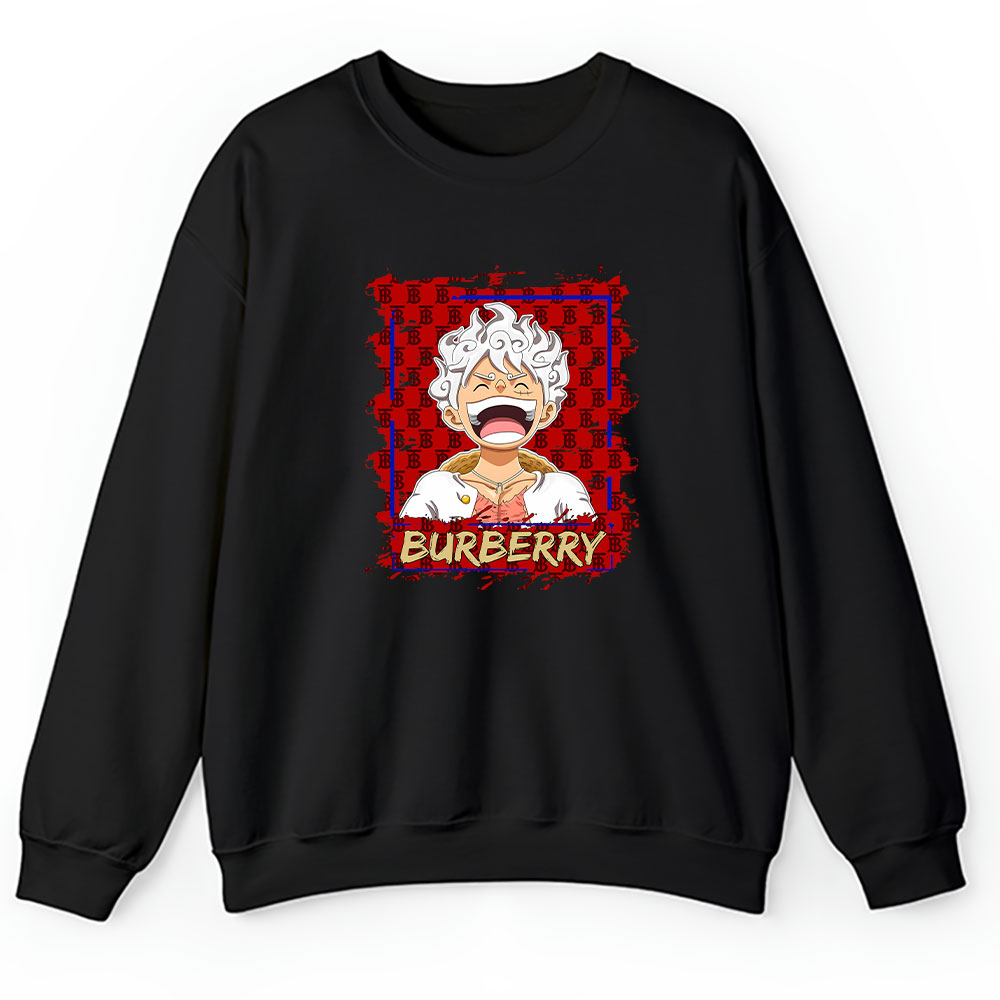Monkey D Luffy Gear One Piece Burberry Brand Unisex Sweatshirt BTN6554