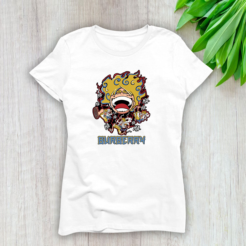 Monkey D Luffy One Piece Burberry Brand Lady T-Shirt Women TLT6559