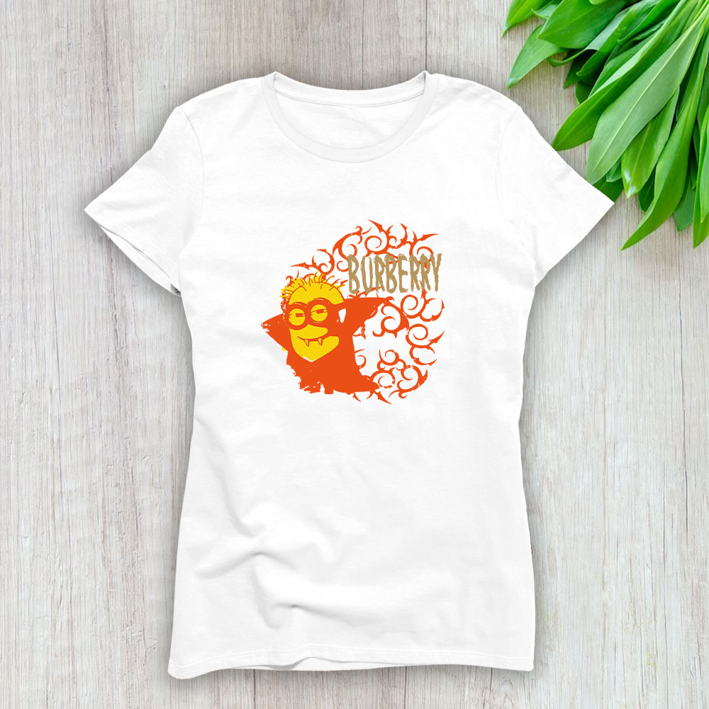 Minions Despicable Me Burberry Brand Lady T-Shirt Cotton Tee TLT6310