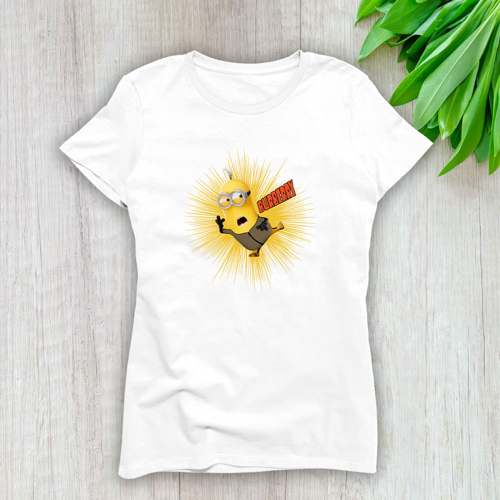 Minions Despicable Me Burberry Brand Lady T-Shirt Cotton Tee TLT6312