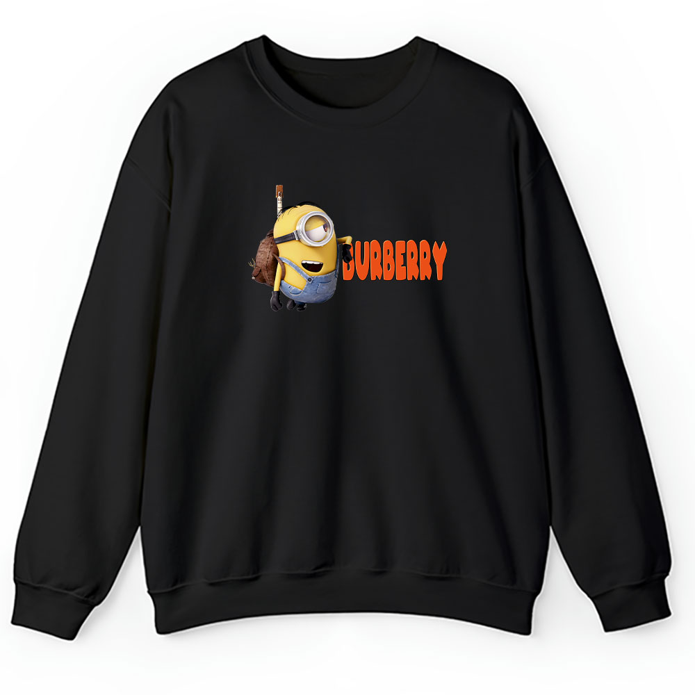 Minions Despicable Me Burberry Brand Unisex Sweatshirt BTN6314