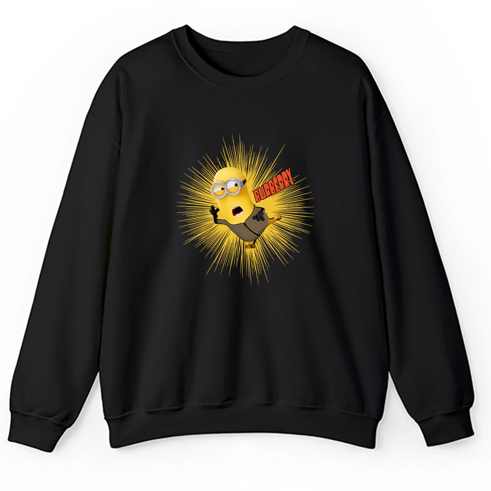 Minions Despicable Me Burberry Brand Unisex Sweatshirt BTN6312