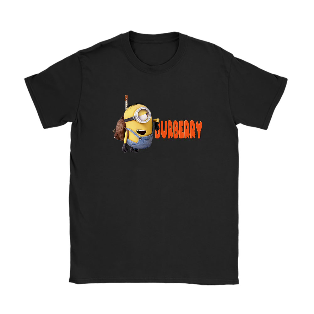 Minions Despicable Me Burberry Brand Unisex T-Shirt Cotton Tee BN6314