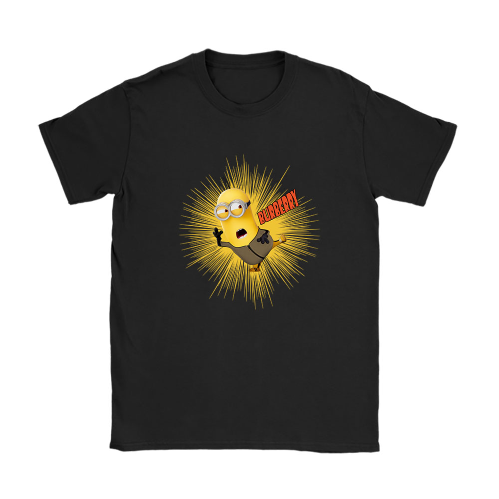 Minions Despicable Me Burberry Brand Unisex T-Shirt Cotton Tee BN6312