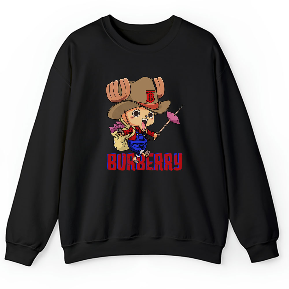 Chopperman Tony Tony Chopper One Piece Burberry Brand Unisex Sweatshirt BTN6265