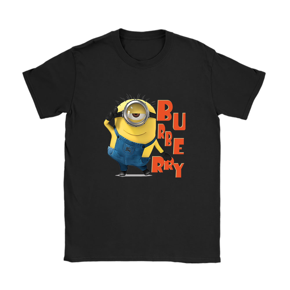Minions Despicable Me Burberry Brand Unisex T-Shirt Cotton Tee BN6305