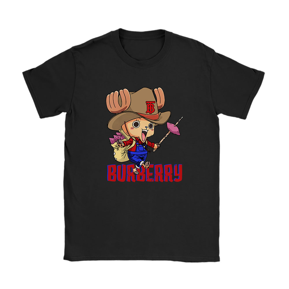 Chopperman Tony Tony Chopper One Piece Burberry Brand Unisex T-Shirt Cotton Tee BN6265