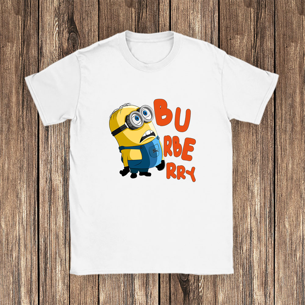 Minions Despicable Me Burberry Brand Unisex T-Shirt Cotton Tee BN6307