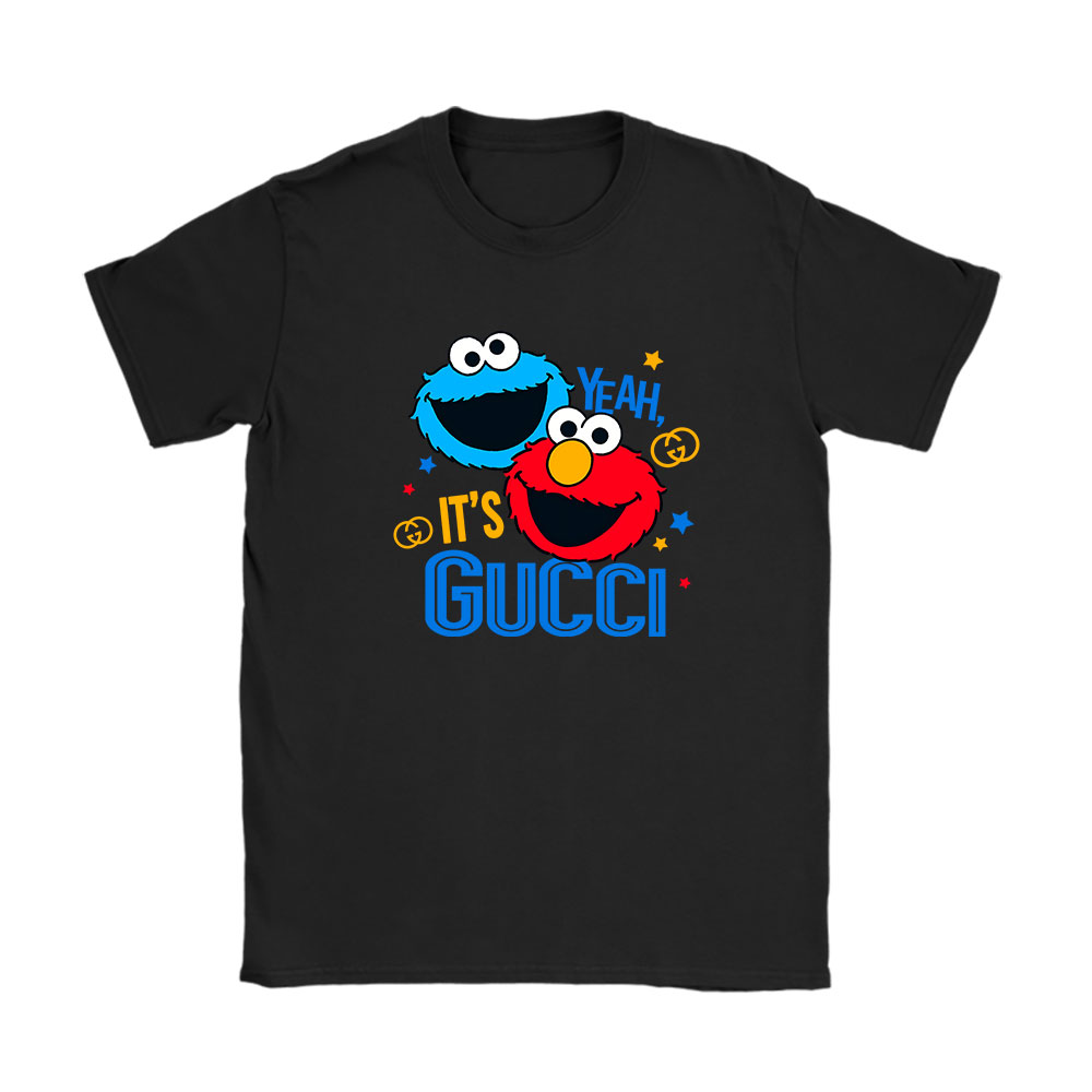 Cookie Monster Elmo Sesame Street Burberry Unisex T-Shirt BN5454