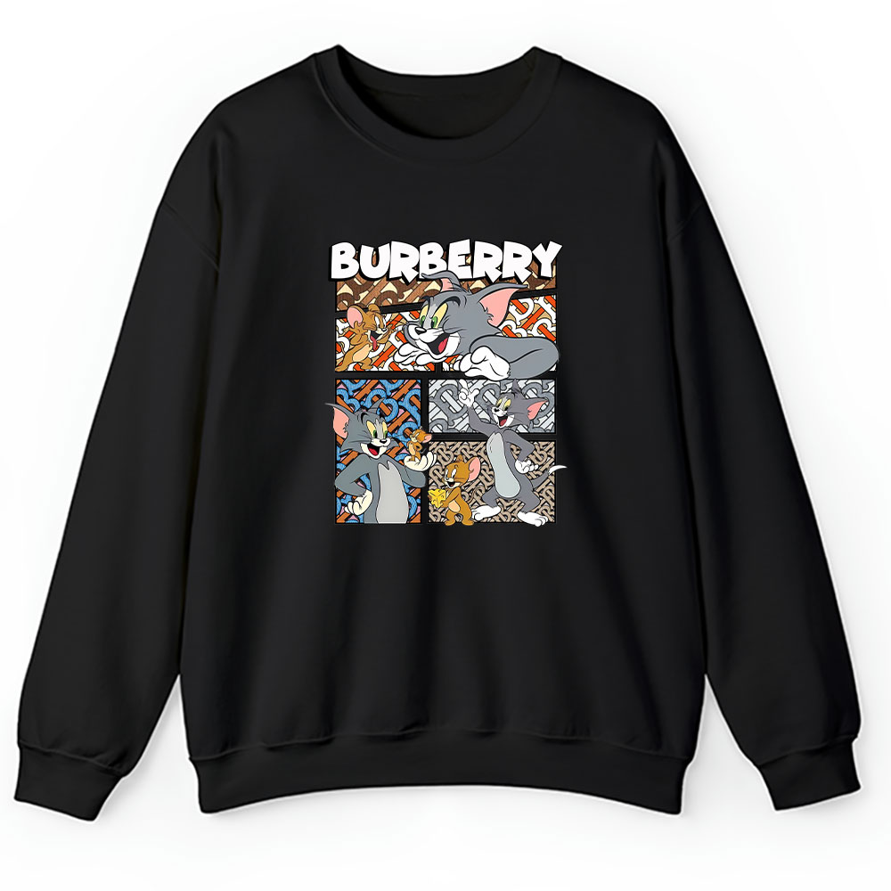 Tom And Jerry Burberry Brand Unisex Sweatshirt BTN5572
