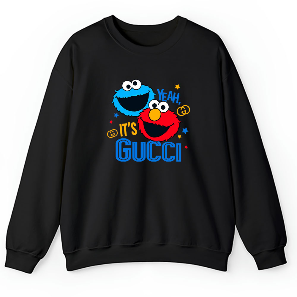 Cookie Monster Elmo Sesame Street Burberry Brand Unisex Sweatshirt BTN5454
