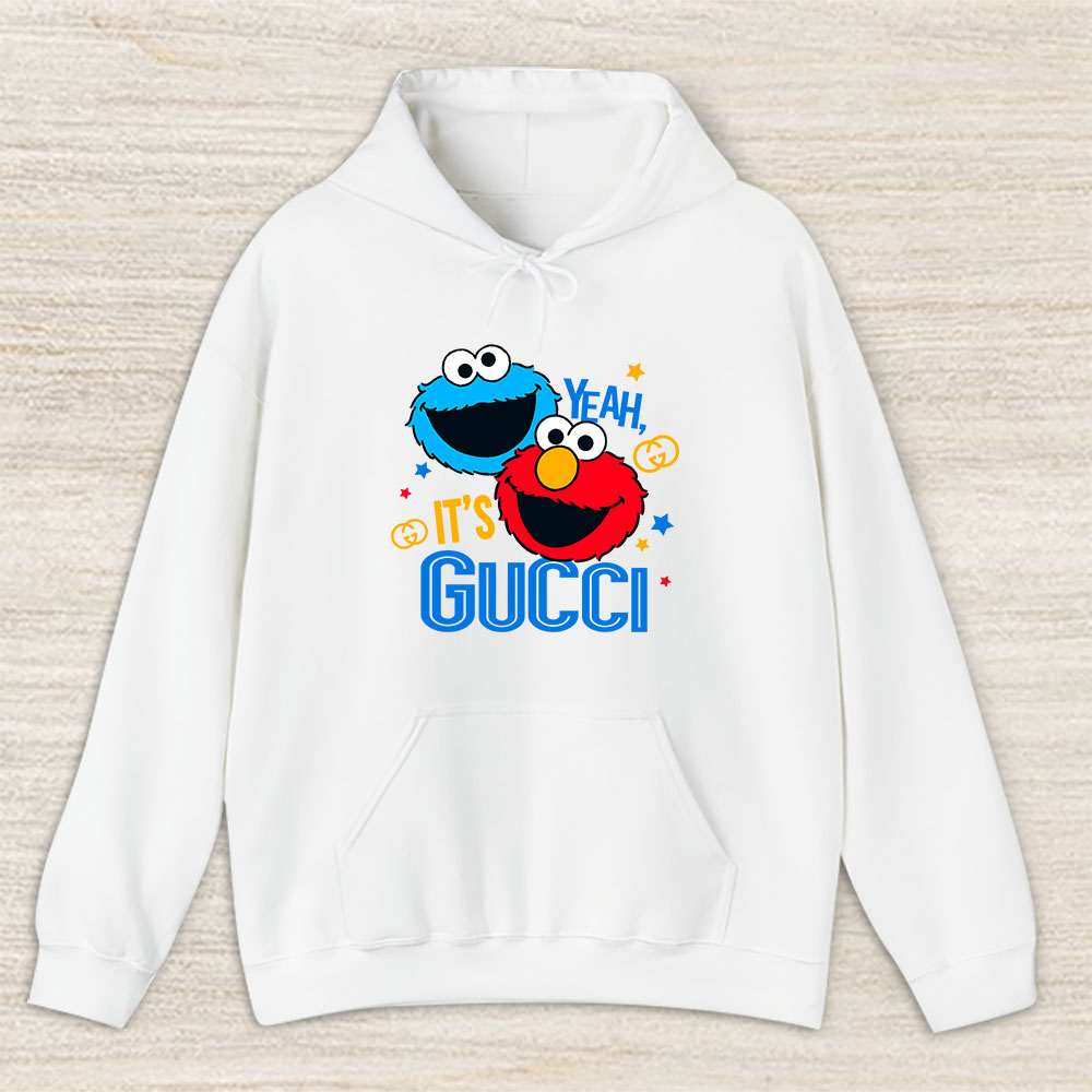 Cookie Monster Elmo Sesame Street Burberry Unisex Hoodie TAH5454