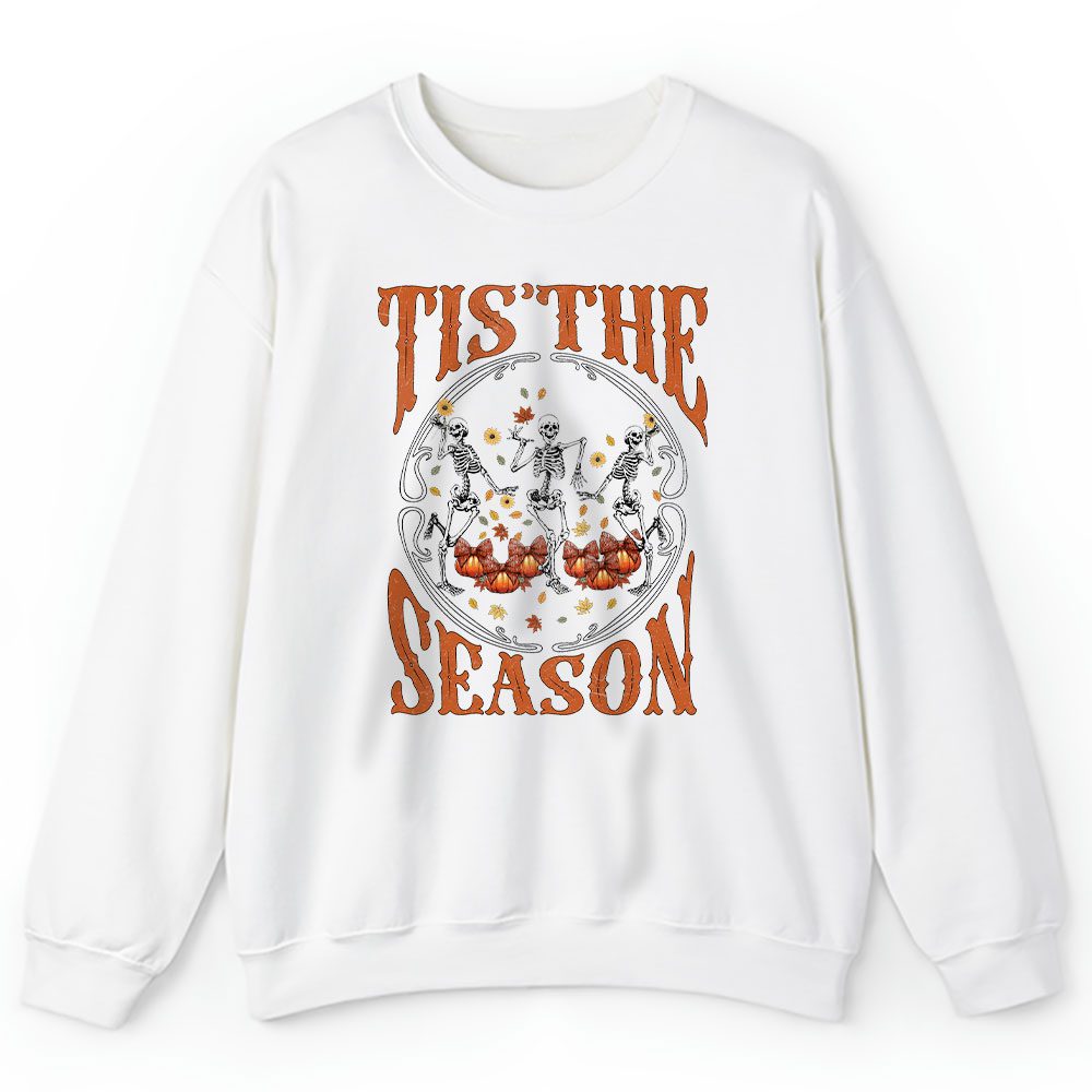 Halloween Tis The Season Skeleton Burberry Unisex Sweatshirt BTN17090