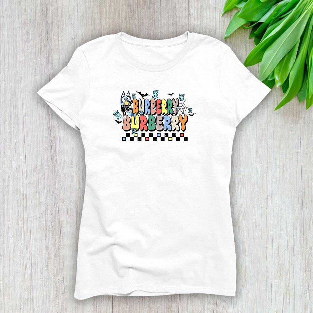 Bluey Happy Halloween Burberry Lady T-Shirt Women BTN9241