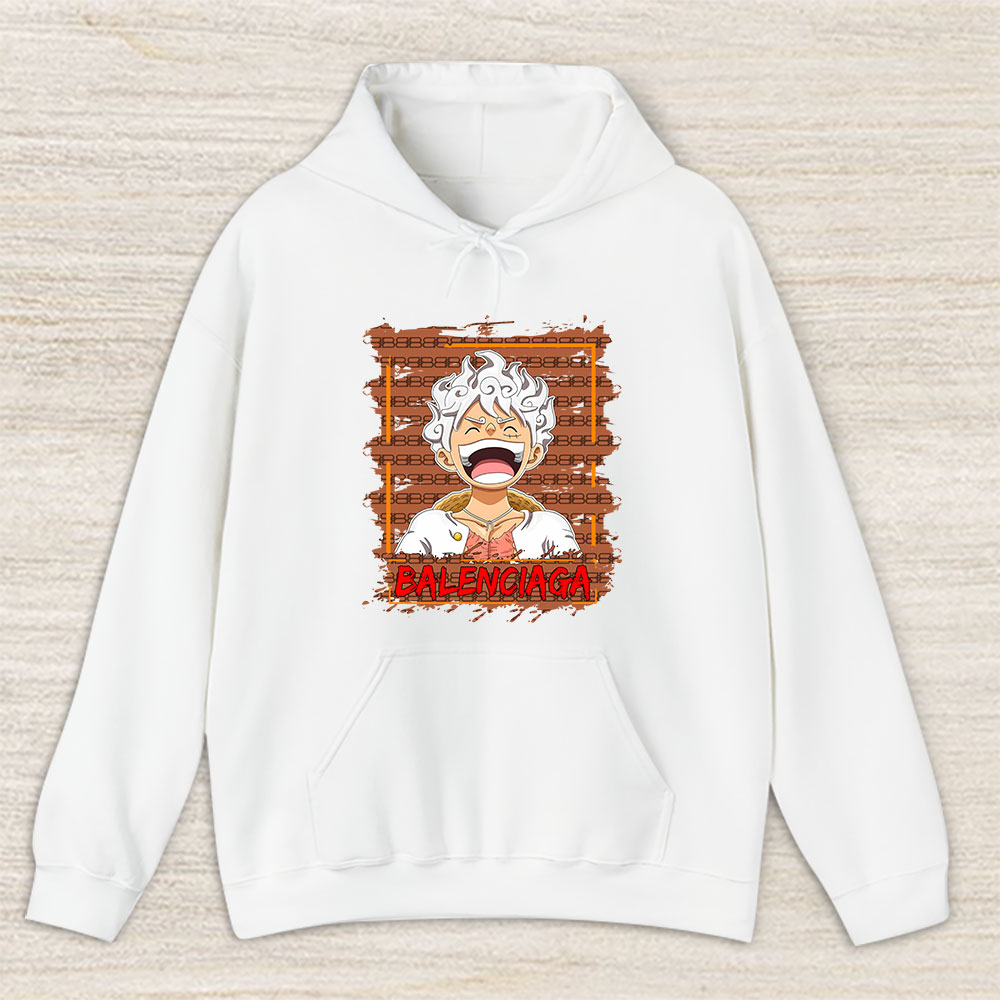 Monkey D Luffy Gear One Piece Balenciaga Brand Unisex Hoodie TAH6555