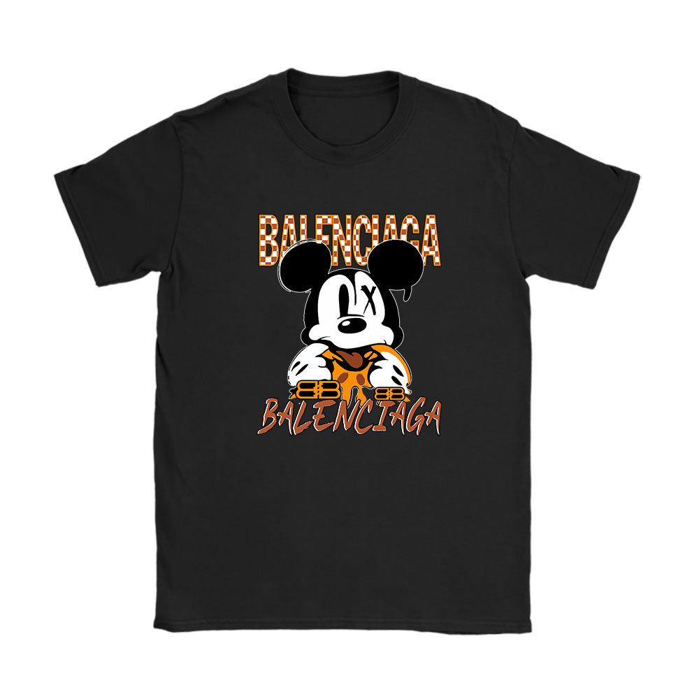 Mickey Mouse Balenciaga Unisex T-Shirt Cotton Tee BN8229