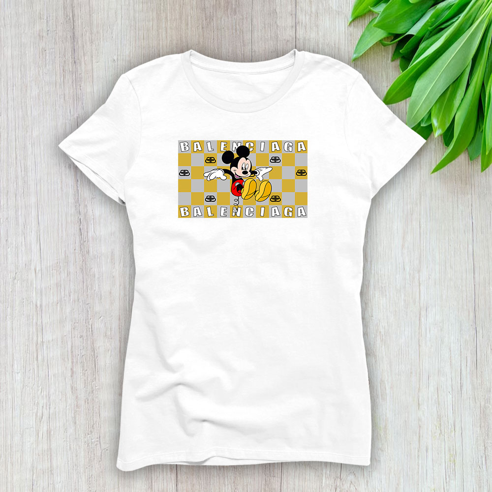 Mickey Mouse Balenciaga Lady T-Shirt Women BTN8227