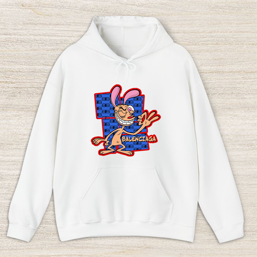 The Ren Stimpy Show Balenciaga Unisex Hoodie TAH7428