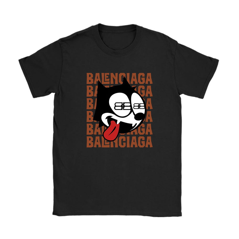 Felix The Cat Balenciaga Unisex T-Shirt Cotton Tee BN7031