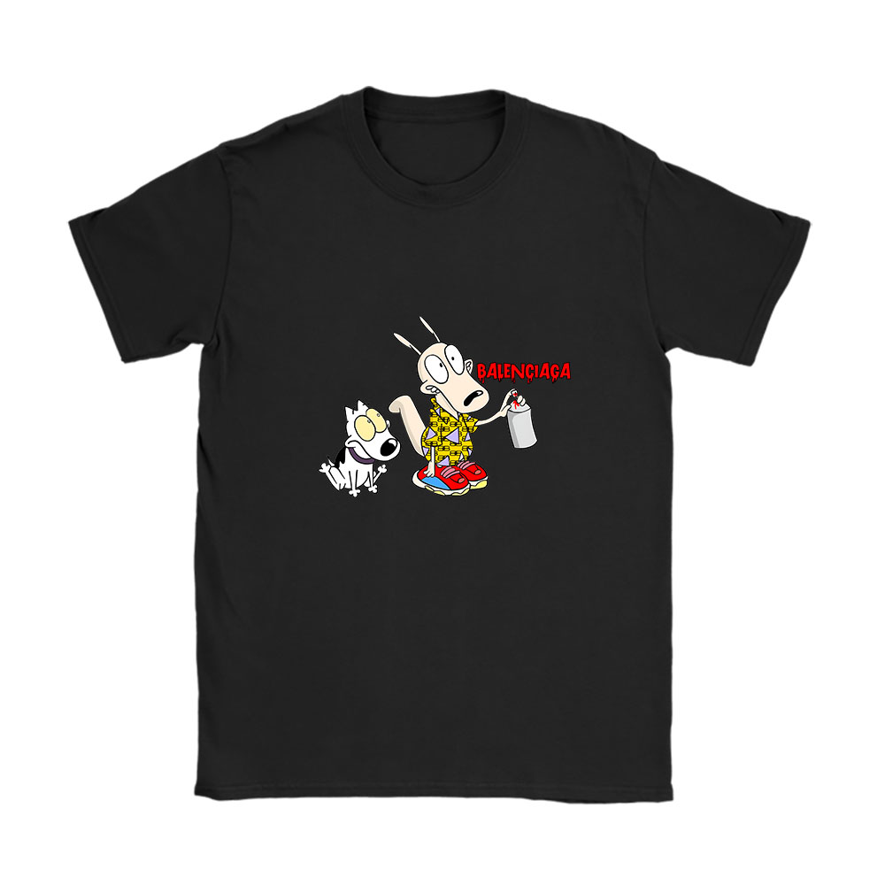 Rockos Modern Life Balenciaga Unisex T-Shirt Cotton Tee BN7088