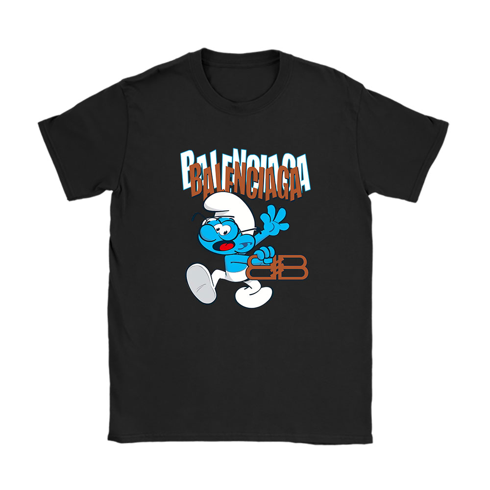 The Smurfs Balenciaga Unisex T-Shirt Cotton Tee BN7444
