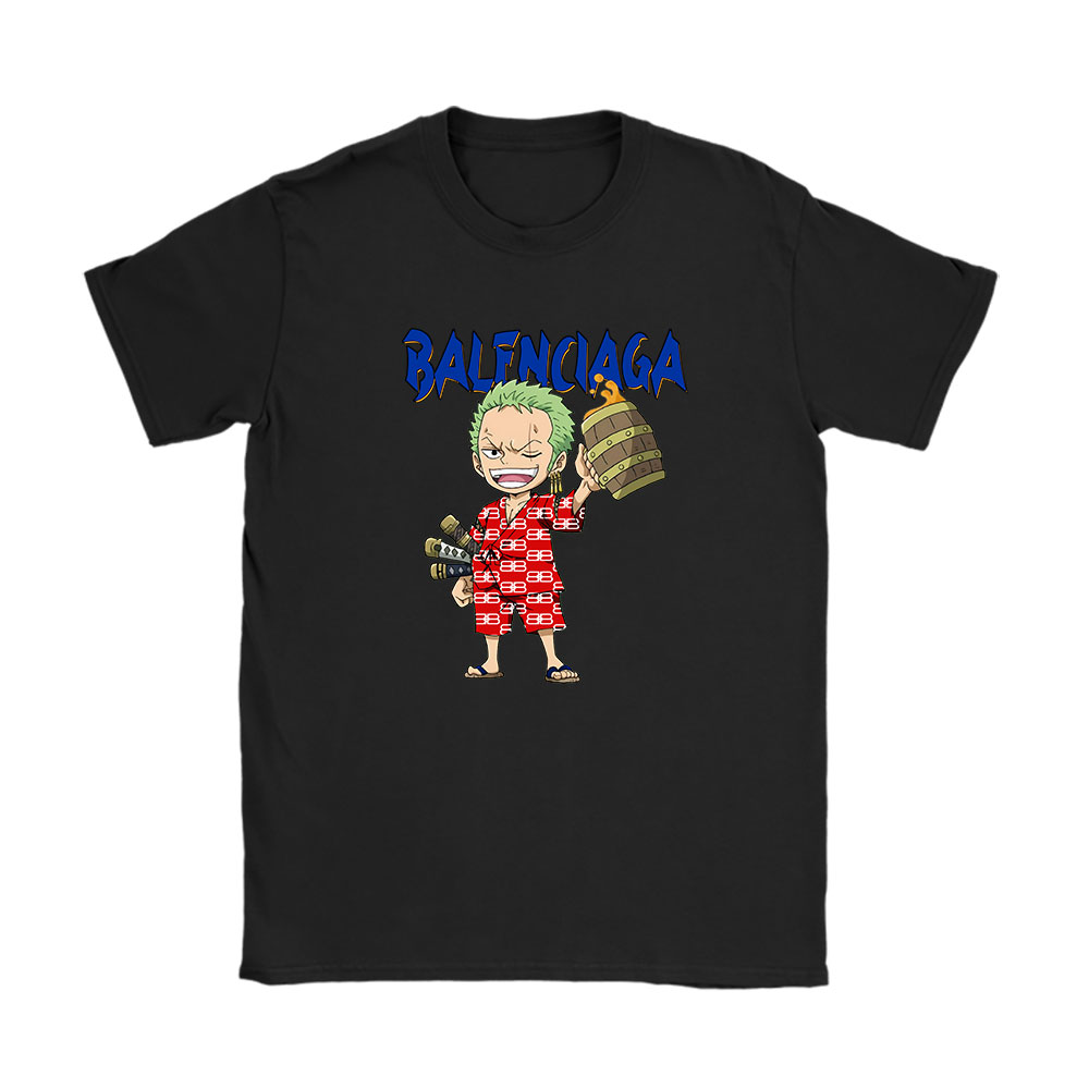 Monkey D Luffy One Piece Balenciaga Unisex T-Shirt Cotton Tee BN7046