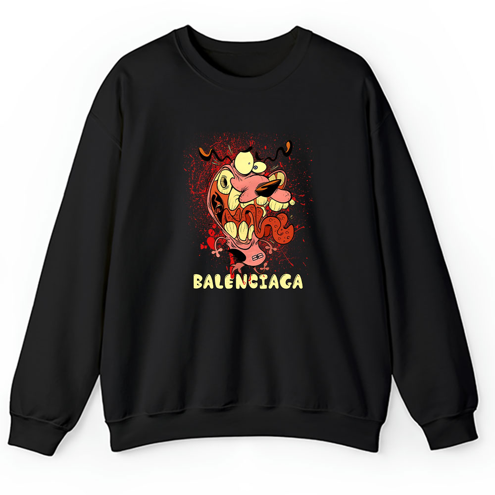 Courage The Cowardly Dog Balenciaga Unisex Sweatshirt BTN7002