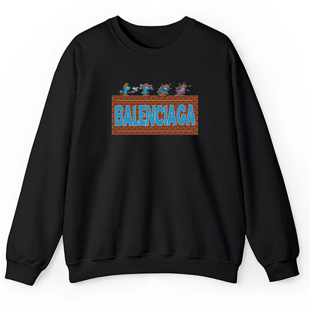 The Smurfs Balenciaga Unisex Sweatshirt BTN7449
