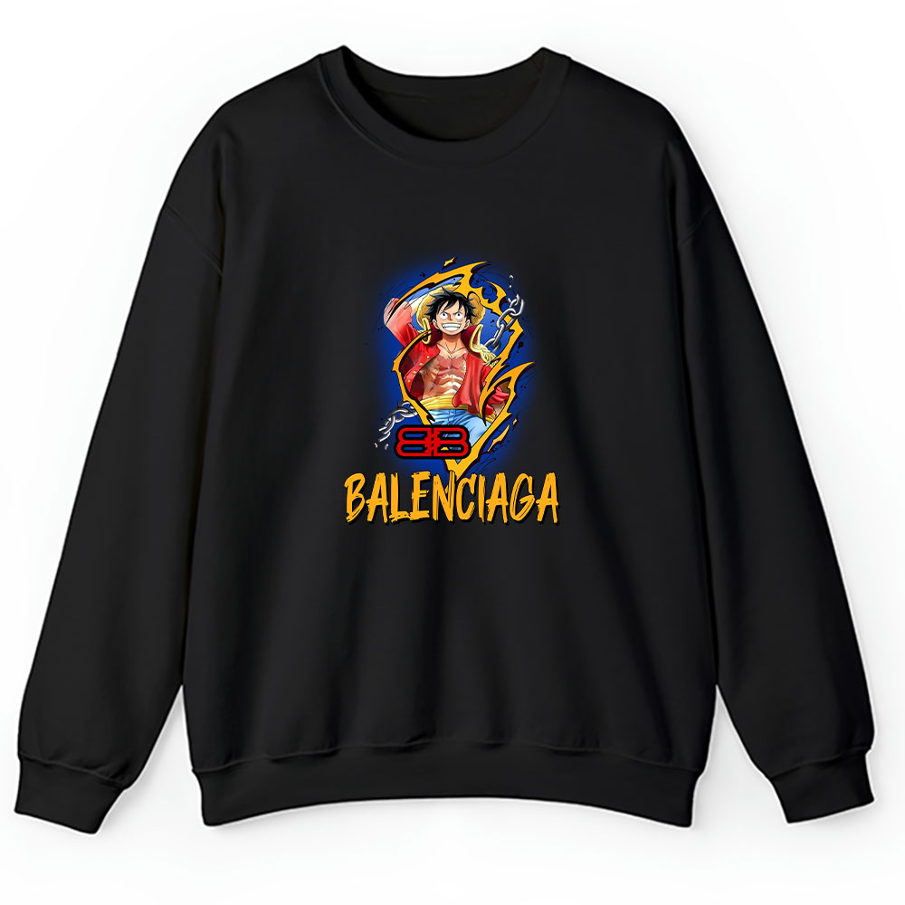 Monkey D Luffy One Piece Balenciaga Unisex Sweatshirt BTN7044