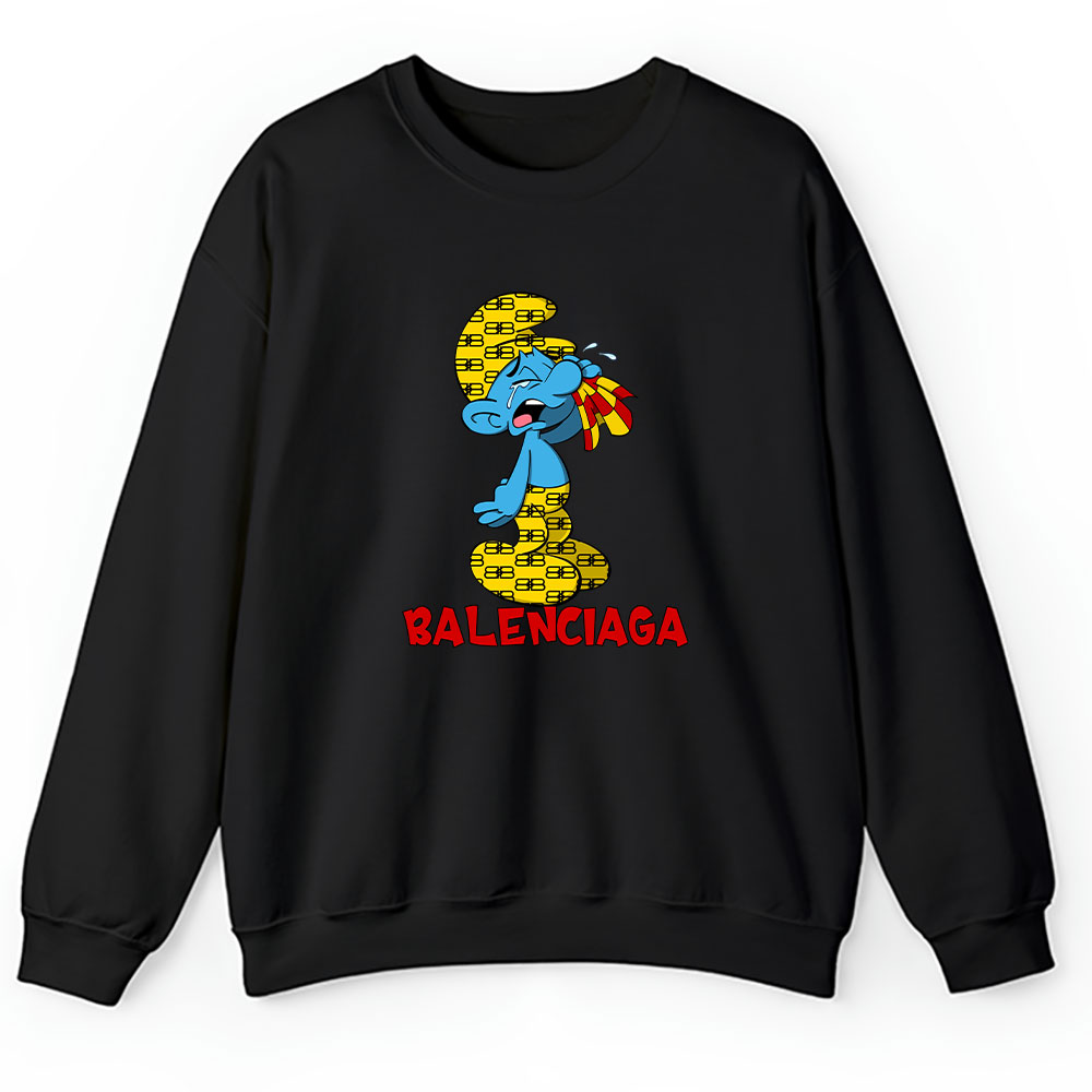 The Smurfs Balenciaga Unisex Sweatshirt BTN7455