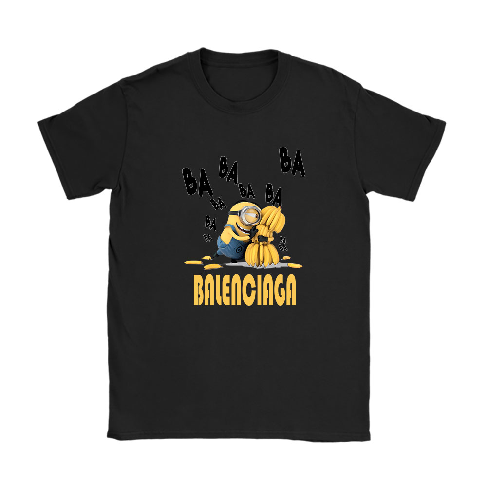 Minions Despicable Me Balenciaga Brand Unisex T-Shirt Cotton Tee BN6309
