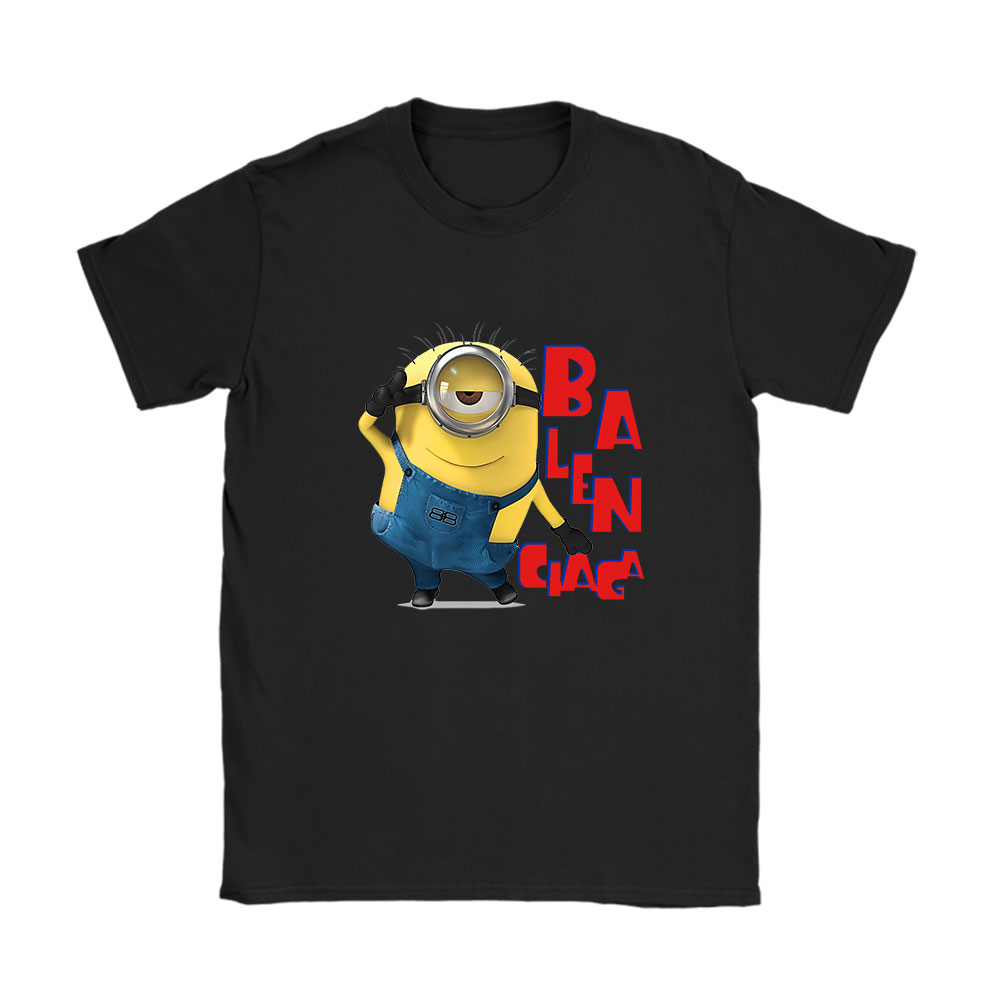 Minions Despicable Me Balenciaga Brand Unisex T-Shirt Cotton Tee BN6306