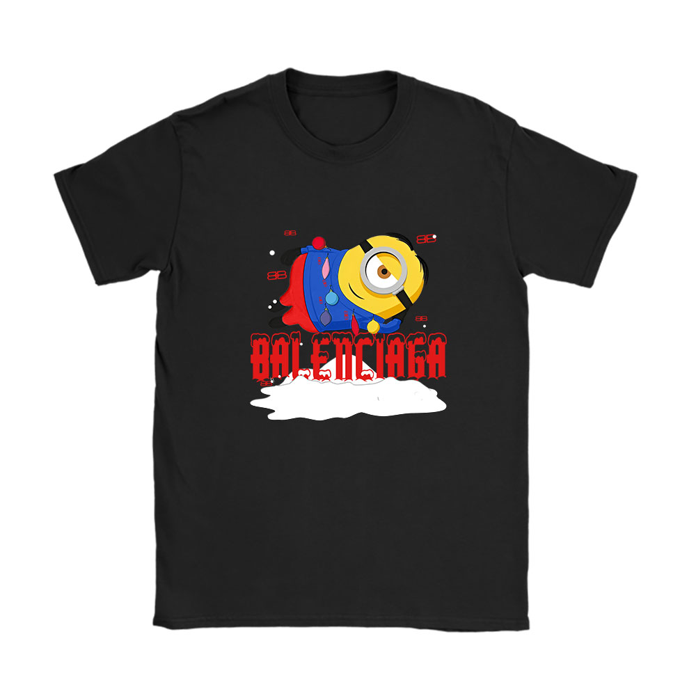 Minions Despicable Me Christmas Balenciaga Brand Unisex T-Shirt Cotton Tee BN6319