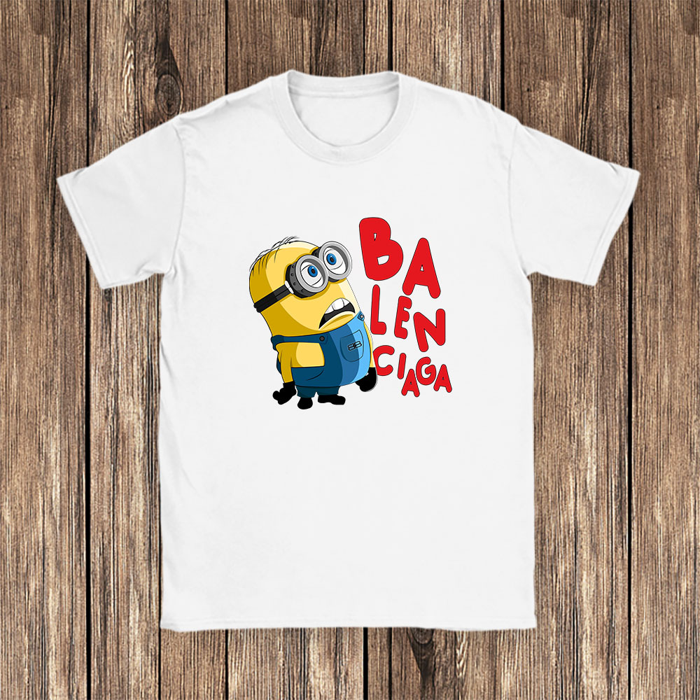 Minions Despicable Me Balenciaga Brand Unisex T-Shirt Cotton Tee BN6308