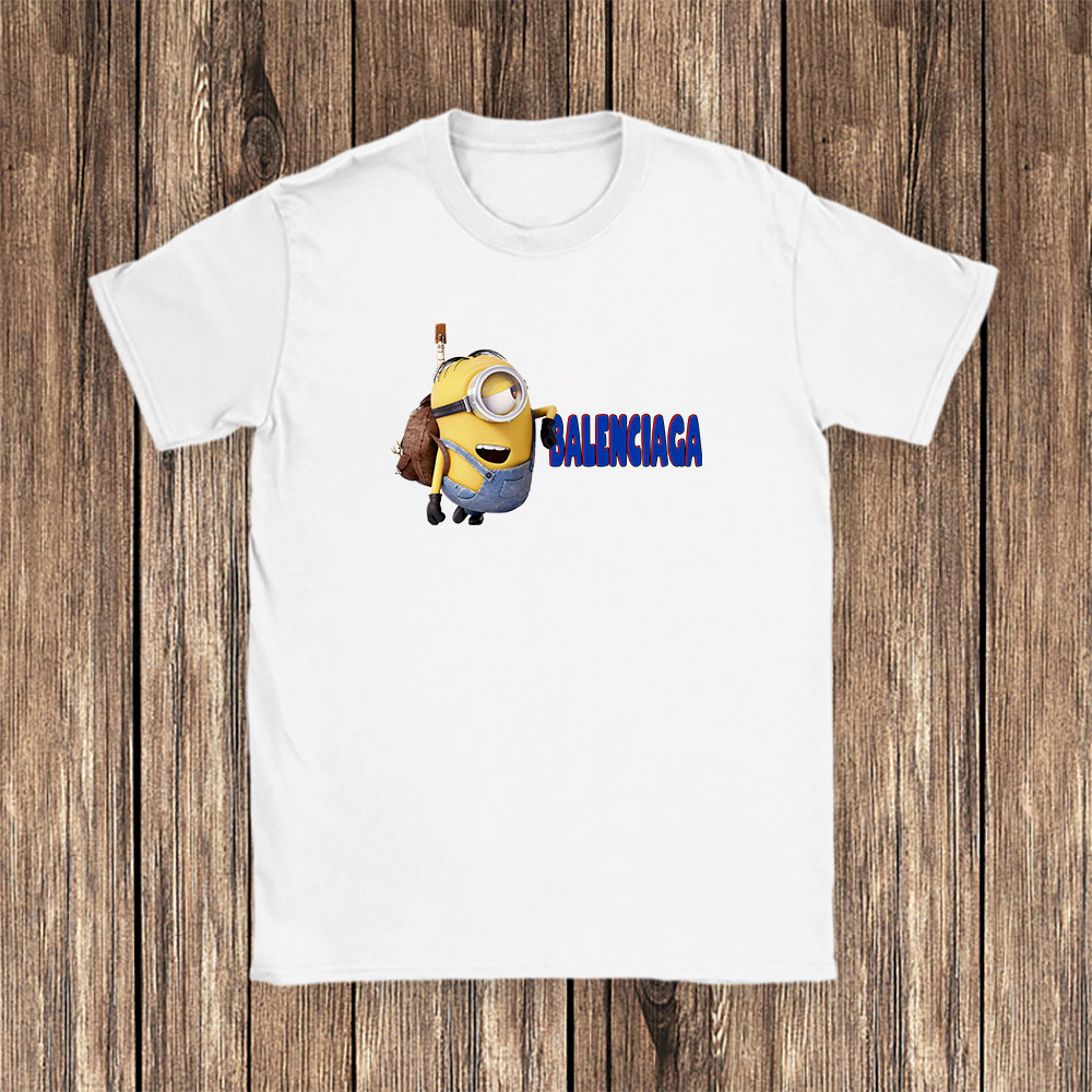 Minions Despicable Me Balenciaga Brand Unisex T-Shirt Cotton Tee BN6315