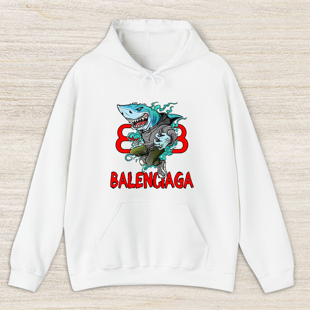 Cartoon Shark Balenciaga Unisex Hoodie TAH5466