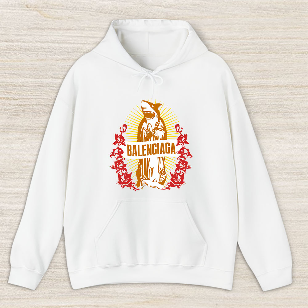 Cartoon Shark Balenciaga Unisex Hoodie TAH5468