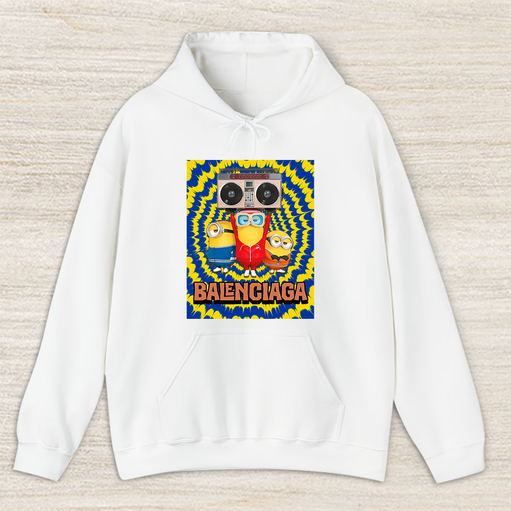Minions Despicable Me Tie Dye Balenciaga Unisex Hoodie TAH5526