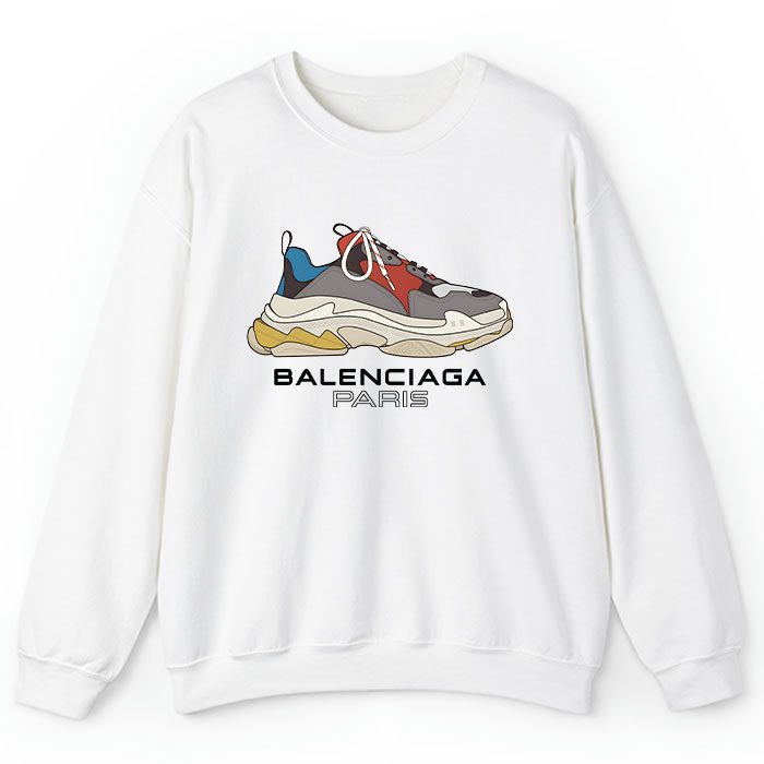 Balenciaga Paris Shoes Triple S Crewneck Sweatshirt CSTB0722