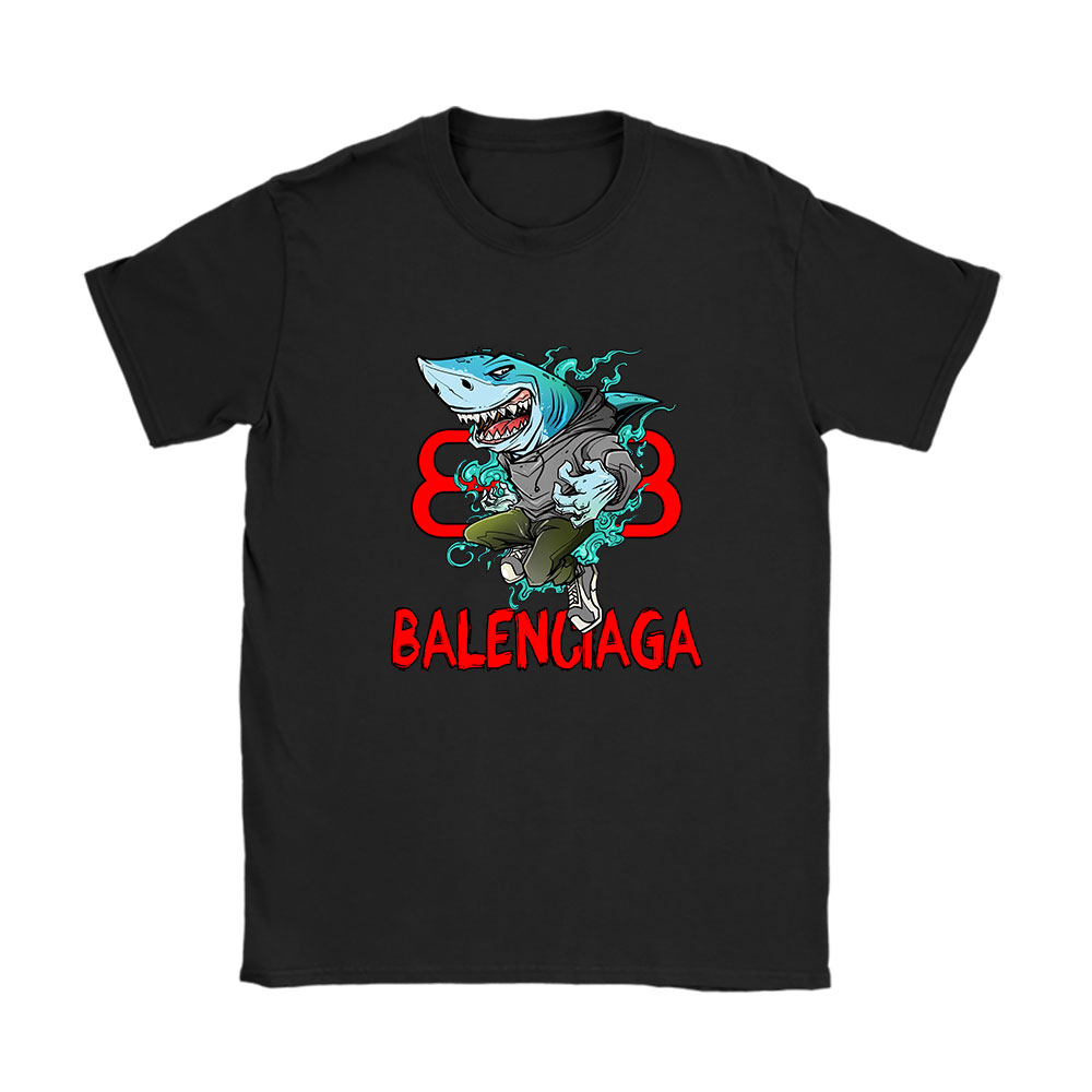 Cartoon Shark Balenciaga Unisex T-Shirt BN5466