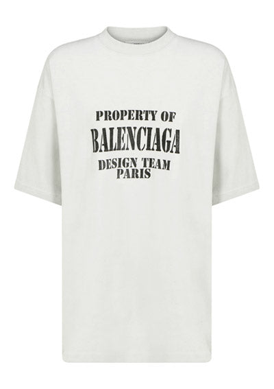 Property Of Balenciaga Tee Unisex T-Shirt  Off White FTS482