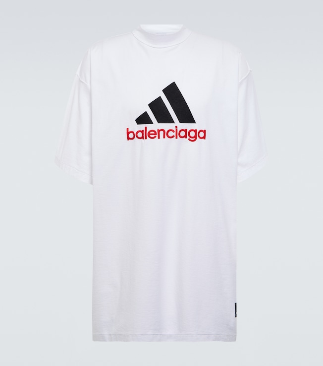 Balenciaga X Adidas Logo Cotton Tee Unisex T-Shirt FTS487