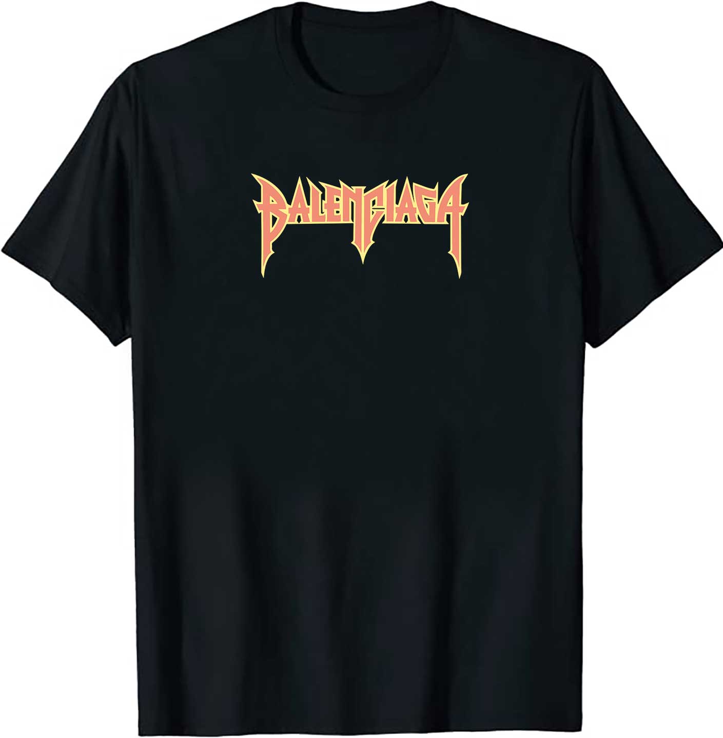 Balenciaga Women Metal Tee Unisex T-Shirt FTS507