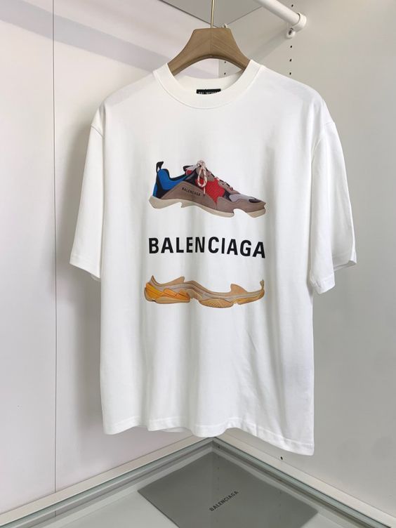 Shoes Tee Unisex T-Shirt Balenciaga FTS498