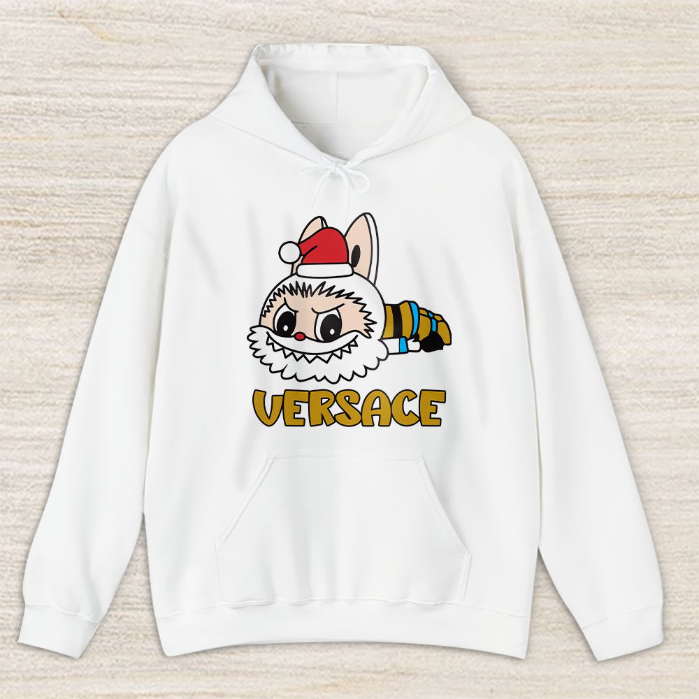 Labubu Christmas Eve Versace Unisex Hoodie TAH17006