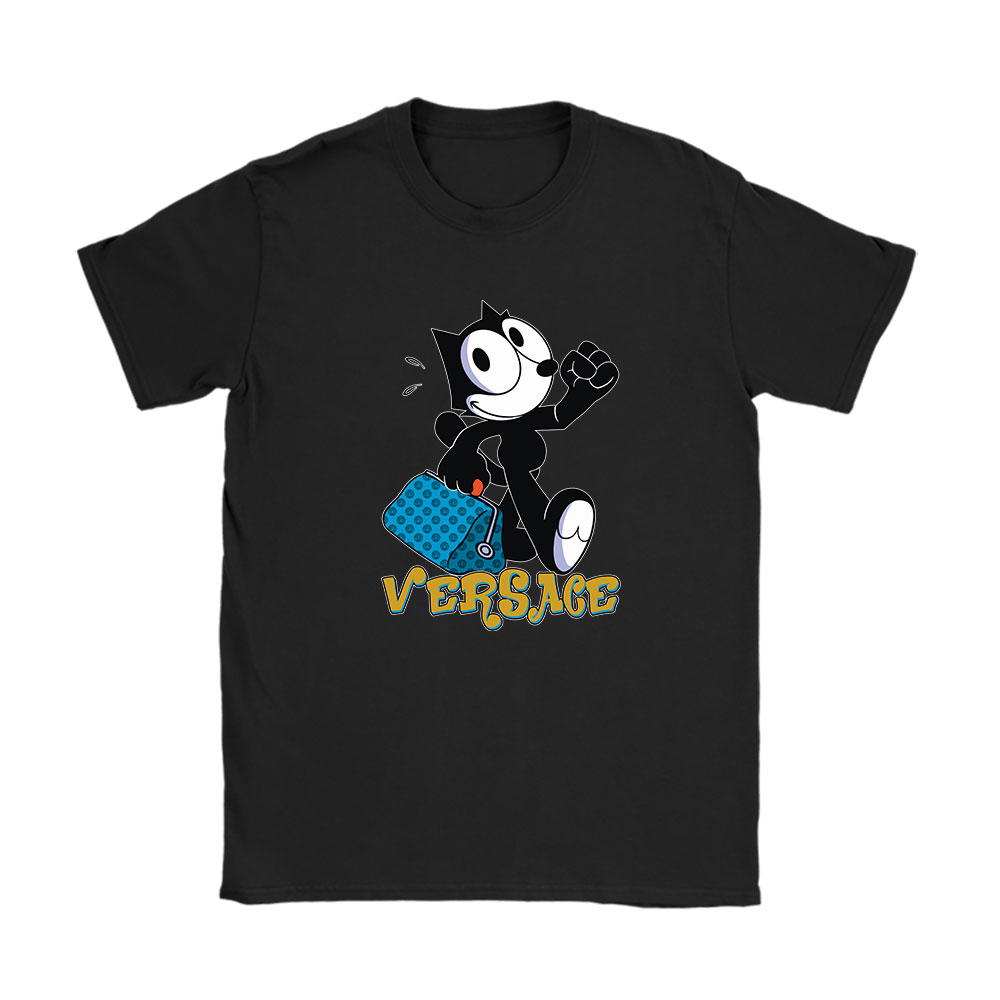 Felix The Cat Versace Unisex T-Shirt Cotton Tee BN8177