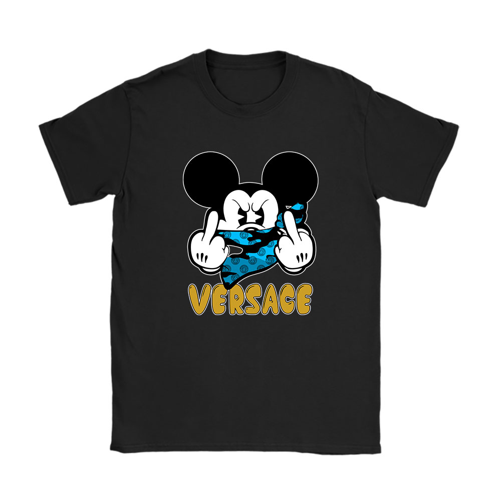 Mickey Mouse Versace Unisex T-Shirt Cotton Tee BN8310