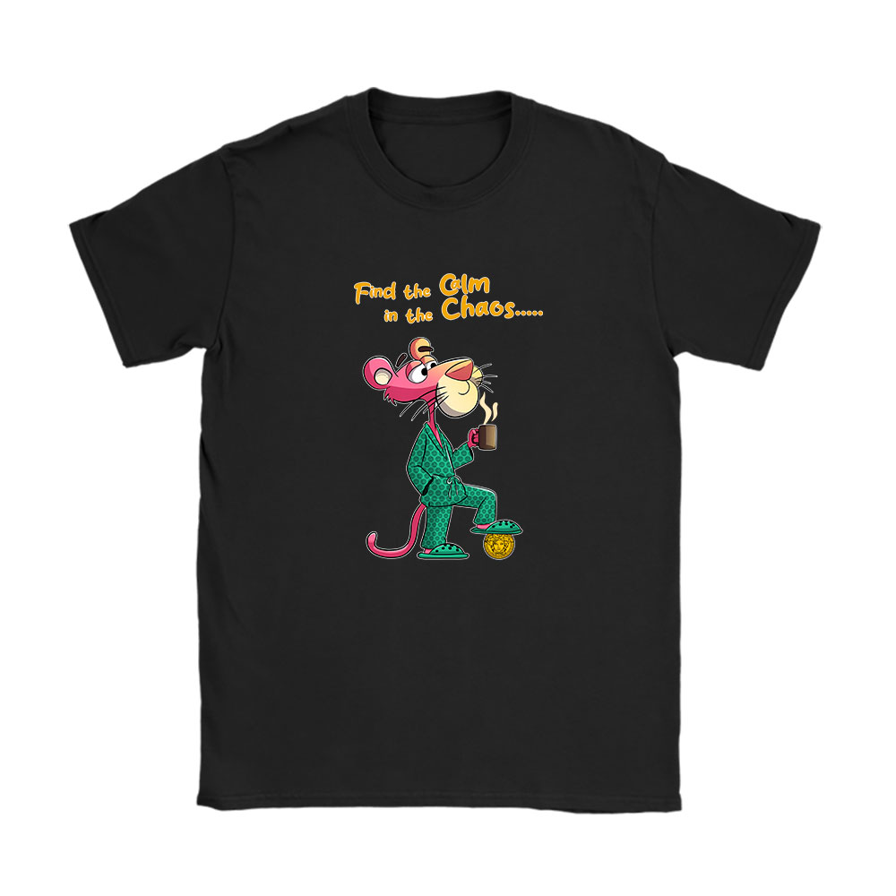 Pink Panther Versace Unisex T-Shirt Cotton Tee BN8339