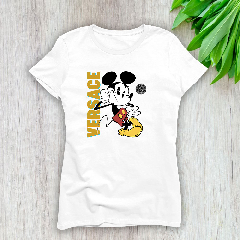 Mickey Mouse Versace Lady T-Shirt Women BTN8311